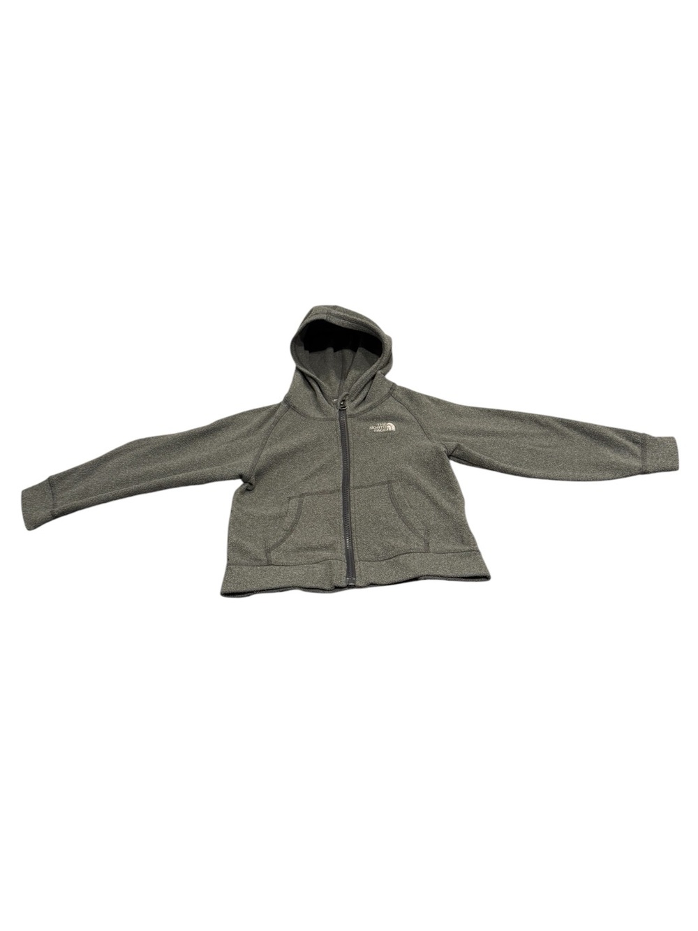 The North Face Toddler Hooded Full-Zip Lightweight Jacket - Heather Gray